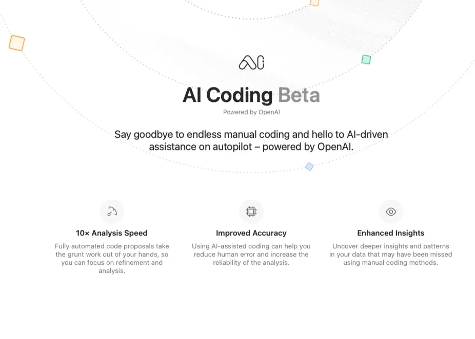 ATLAS.ti qualitative analysis AI interface