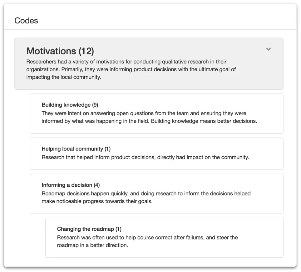 Drag-and-drop codebook in Delve