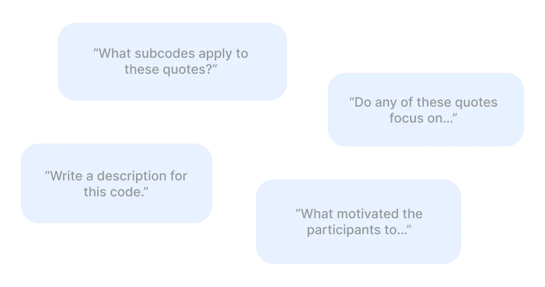 Delve AI onboarding screen for code brainstorming
