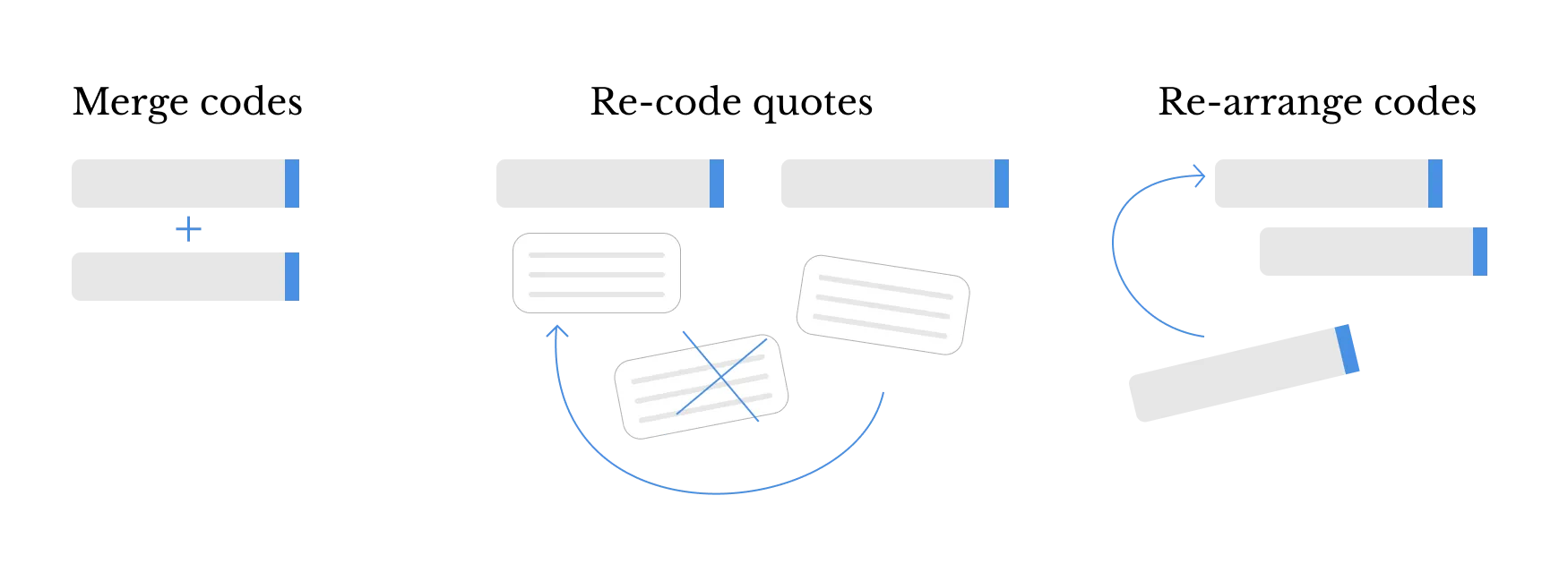 Vector illustration of coded snippets