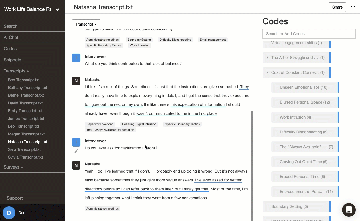 Adding a code with Delve