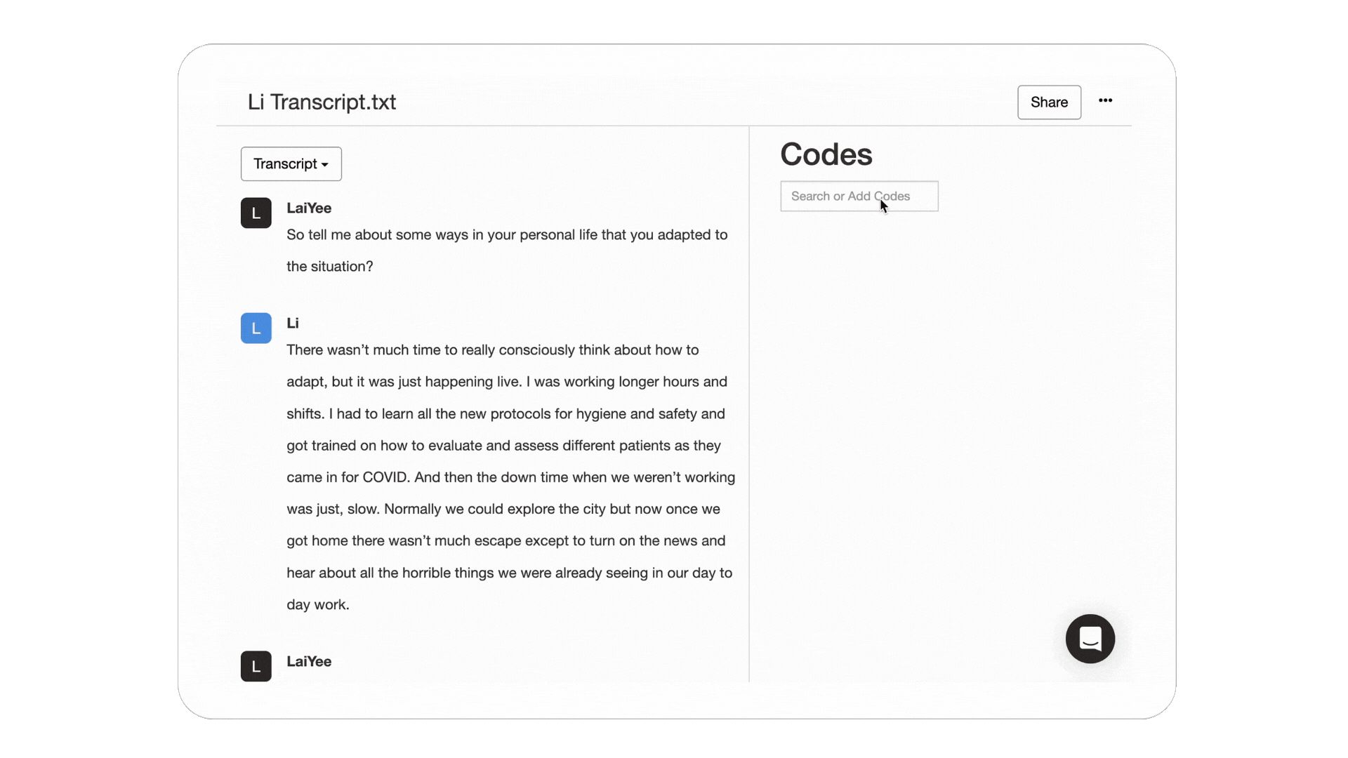 Adding a code in Delve